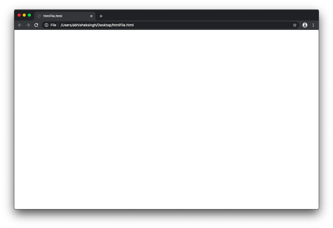 Image of a blank webpage